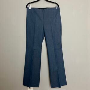 Talbots Portland Trouser 12P NWT Blue Dress Pants Flare Leg Career Style Classic